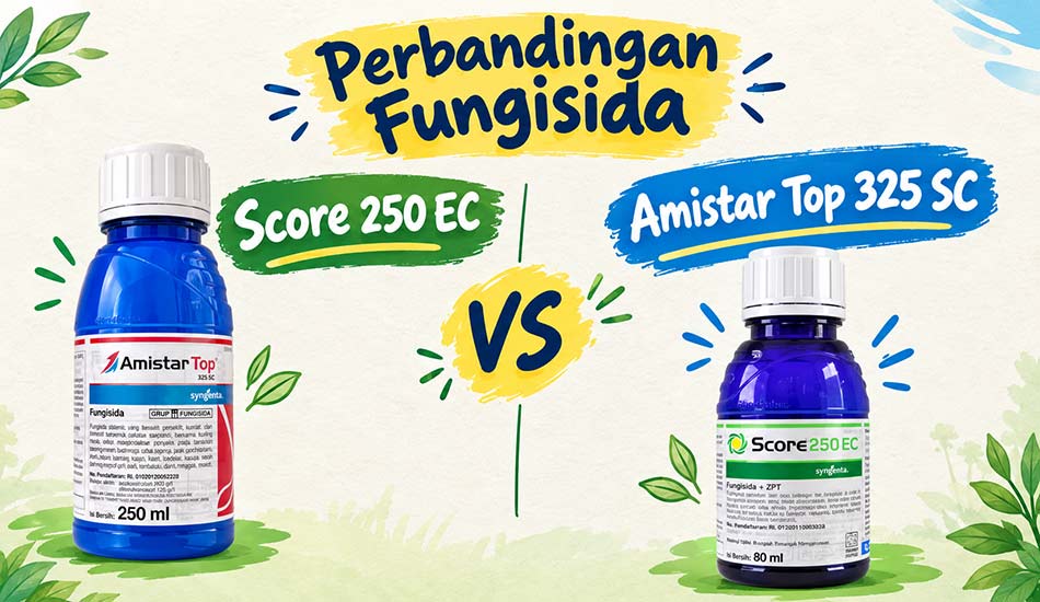 Fungisida Score vs Amistartop